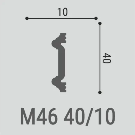 Молдинг Bello Deco М46 40/10