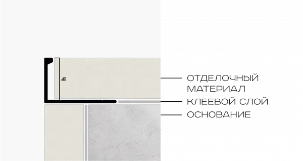 Профиль L-образный гибкий 12.5 NEEXY (серебро матовое)	