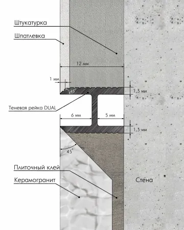 Laconistiq теневая рейка