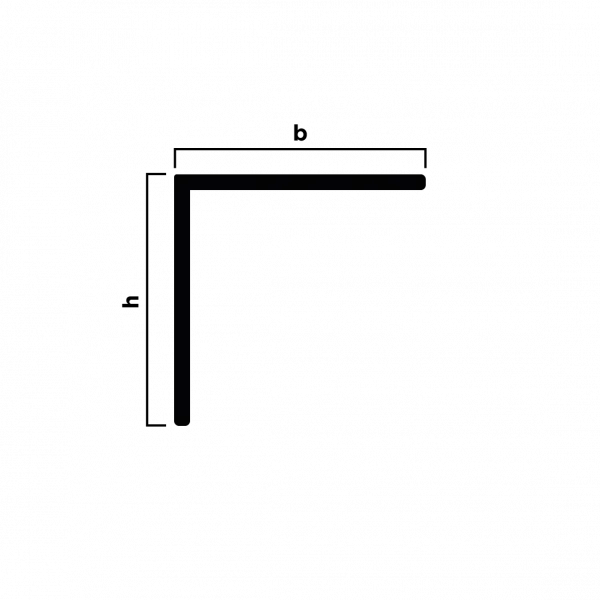 Защитный угол латунь 20x20 мм Neexy (латунь полированная)