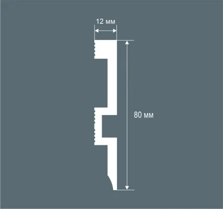 Плинтус напольный COSCA PX059