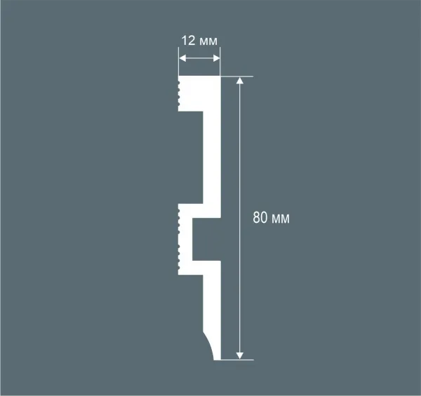 Плинтус напольный COSCA PX059