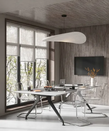 Акустическая панель COSCA черный войлок Дуб дымчатый