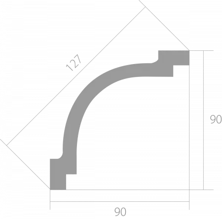 Карниз потолочный Ultrawood CR 2390 i