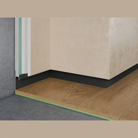 Теневой плинтус скрытого монтажа Pro Design 7209 Черный муар