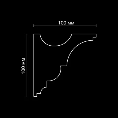 Карниз потолочный гипсовый Artpole SKTL109
