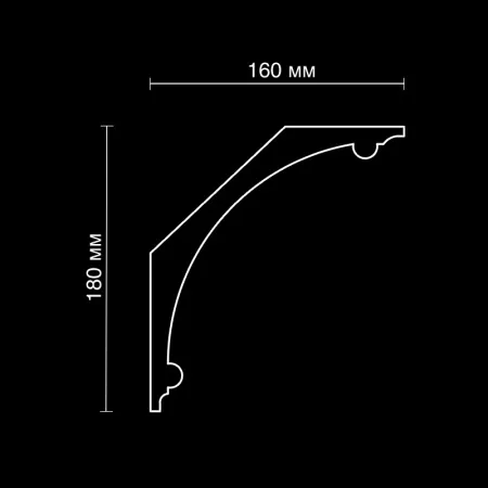 Карниз потолочный гипсовый Artpole SKT218