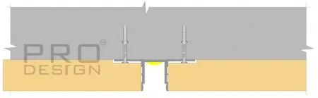 Декоративный стеновой профиль Pro Design 534 Не анодированный