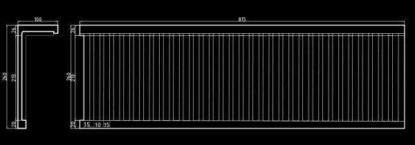 Карниз потолочный вентиляционный Artpole SK202V
