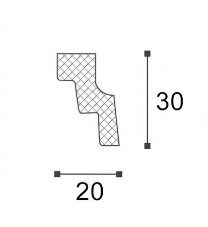 Карниз потолочный NMС LX28 (MC)