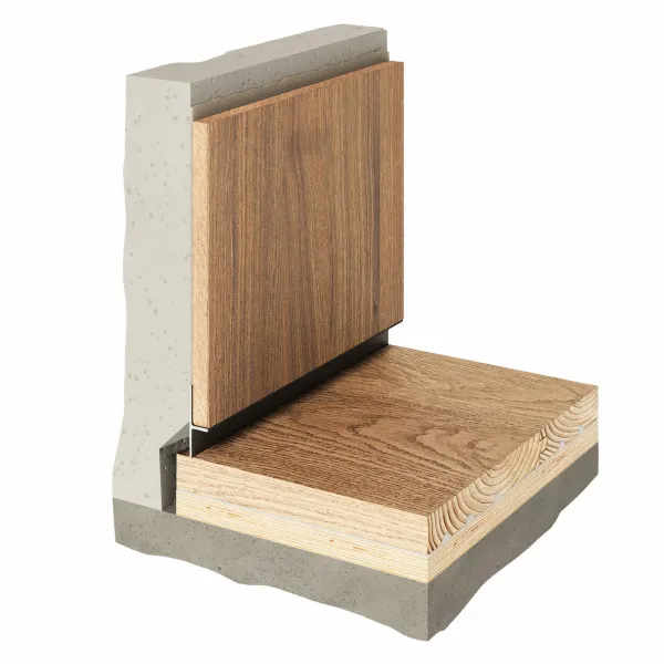 Универсальный теневой профиль D004.1A  Черный 