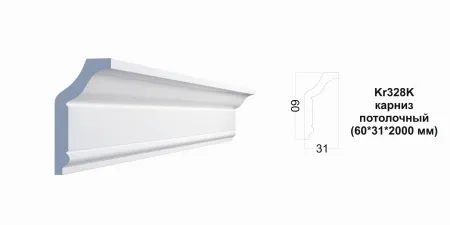 Карниз потолочный PAOLO ARTE Kr328K