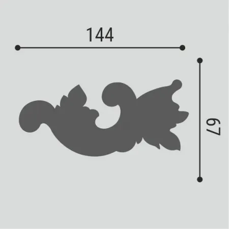 Угловой элемент Bello Deco М10Н1