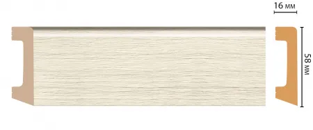 Плинтус напольный Decomaster D234-1070