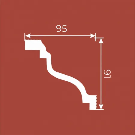 Карниз потолочный Artiva RT044