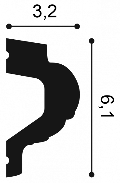 Молдинг Orac Decor P3020F