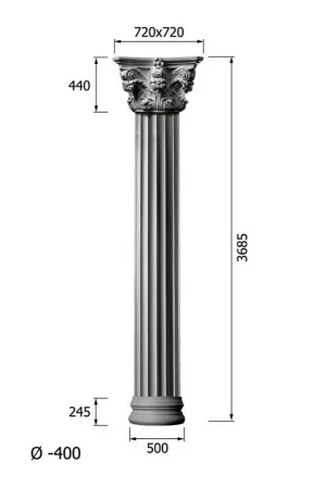 Колонна DECORUS KLN-400