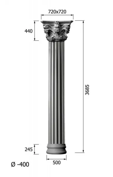 Колонна DECORUS KLN-400
