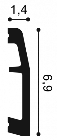 Плинтус напольный Orac Decor SX 125