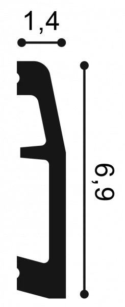 Плинтус напольный Orac Decor SX 125