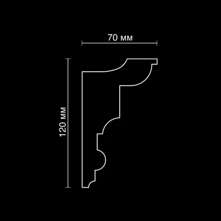 Карниз потолочный гипсовый Artpole SKTL122
