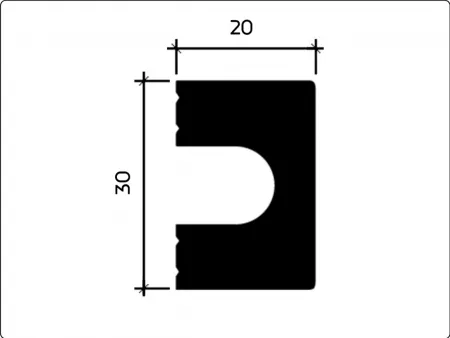 Молдинг Европласт U.6.51.410