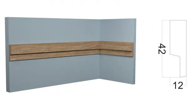 Финишный молдинг PAOLO ARTE Kr168M-6