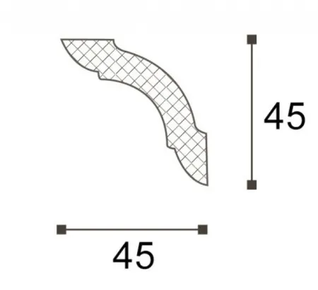 Карниз потолочный NMС LX48 (MX)