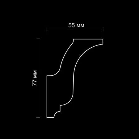 Карниз потолочный гипсовый Artpole SKTL75