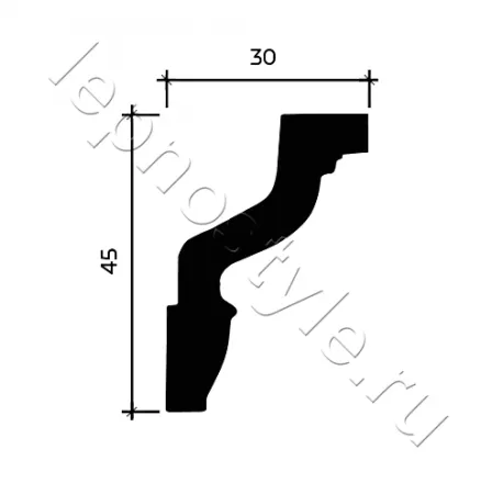 Карниз потолочный Европласт 1.50.171