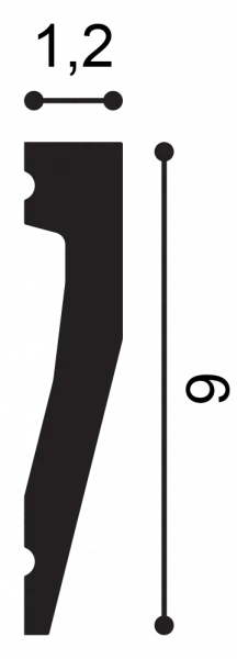 Плинтус напольный Orac Decor SX 159