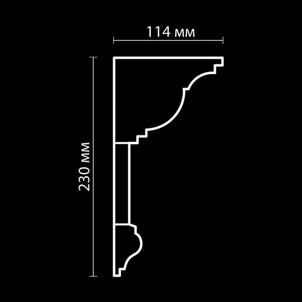Карниз потолочный вентиляционный Artpole SK128
