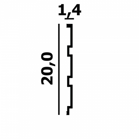 Декоративная панель Перфект Plus Р124-2800