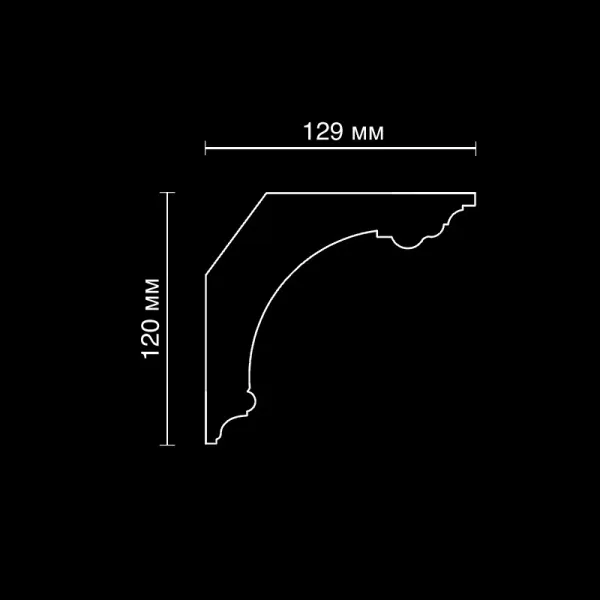 Карниз потолочный вентиляционный Artpole SK26V-1