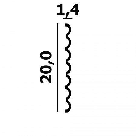 Декоративная панель Перфект Plus Р126-2800