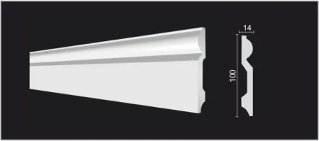 Плинтус напольный DECOR DIZAYN DD137