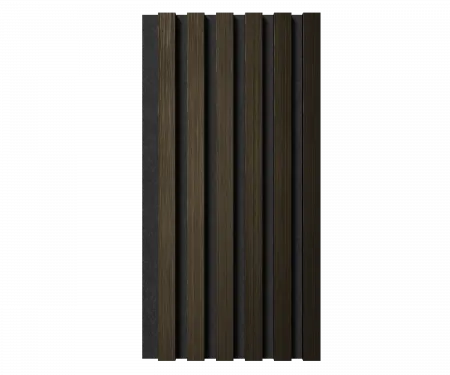 Комплект акуст.панелей, черный войлок, рейки ЭКОПОЛИМЕР шампань/2шт/600