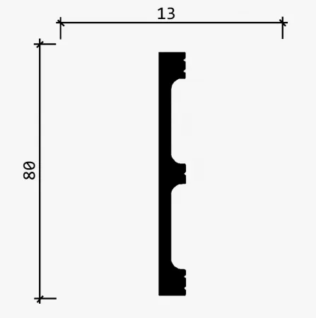 Плинтус напольный DECOR DIZAYN 708-100SH