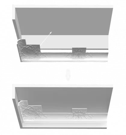 Карниз потолочный гипсовый Artpole SK221L