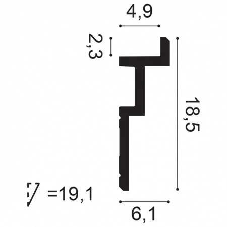 Карниз потолочный Orac Decor C396