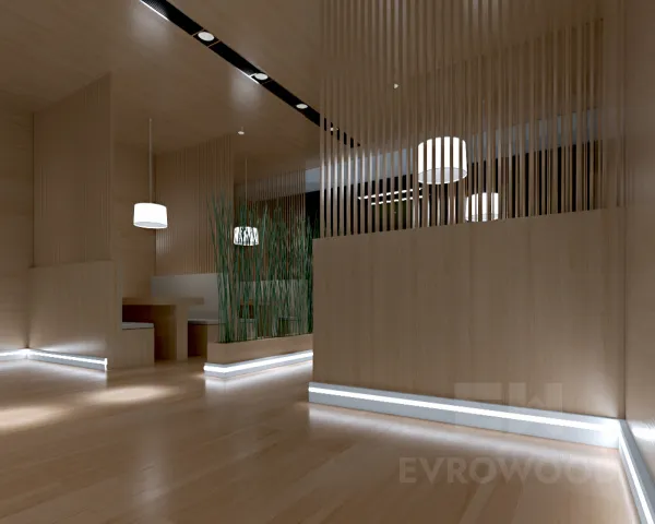 Плинтус напольный Evrowood PN 021 LED