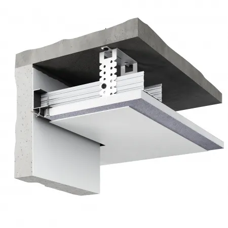 Потолочный теневой профиль D005.2A Черный