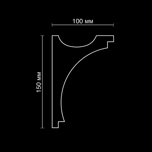 Карниз потолочный гипсовый Artpole SKTL149