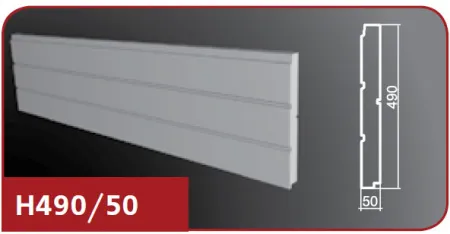 Фасадная панель накладка "Лепнина Фасад" Н490/50