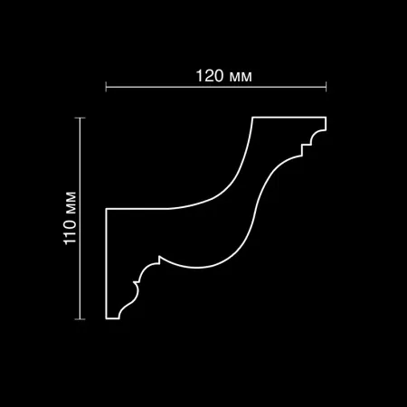 Карниз потолочный гипсовый Artpole SKT352