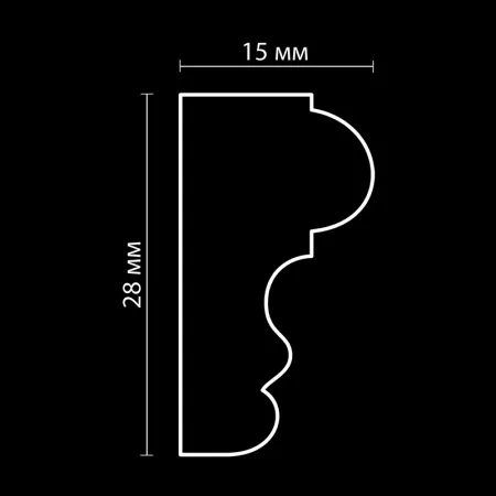 Молдинг гипсовый Artpole SMG23