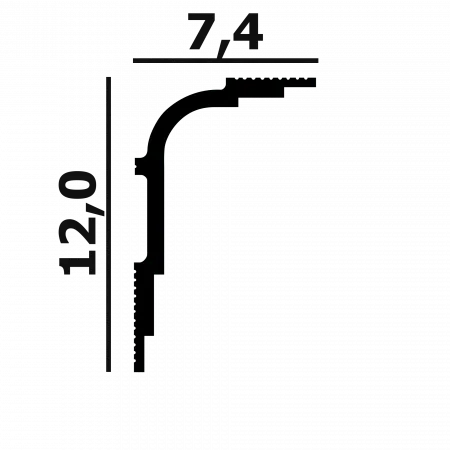 Карниз потолочный Перфект Plus Р103