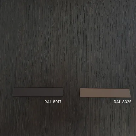 Микроплинтус ФЕСО с пружинами RAL 8025 бледно-коричневый