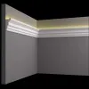 Карниз потолочный гипсовый Artpole SKTL90