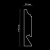 Плинтус напольный Artpole LPL9